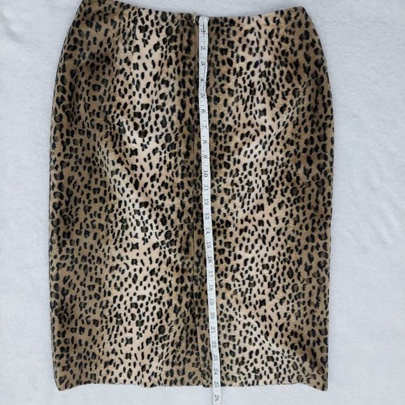 Vintage 90s Y2K Georgiou Studio Animal Print Skirt - Picture 10 of 14